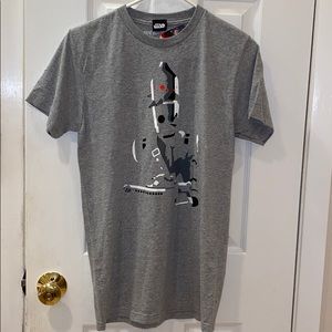 NWT Star Wars We Love Fine T-shirt Gray Small